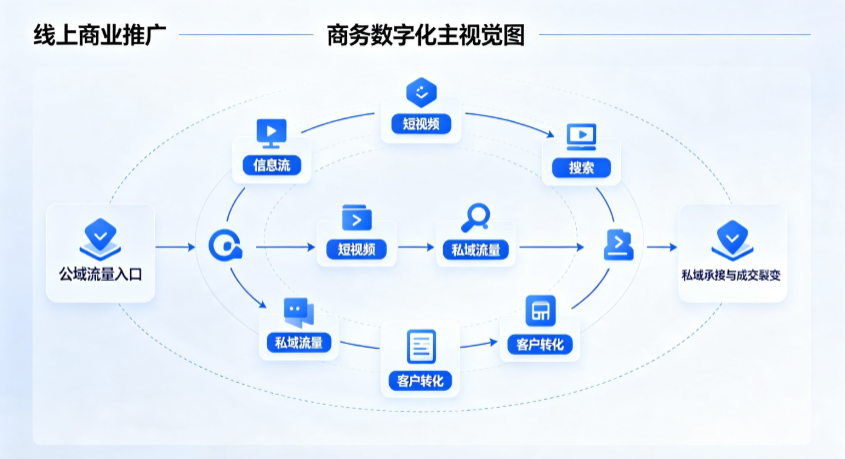 许昌线上商业推广怎么做？全域流量闭环搭建与低成本转化实战指南